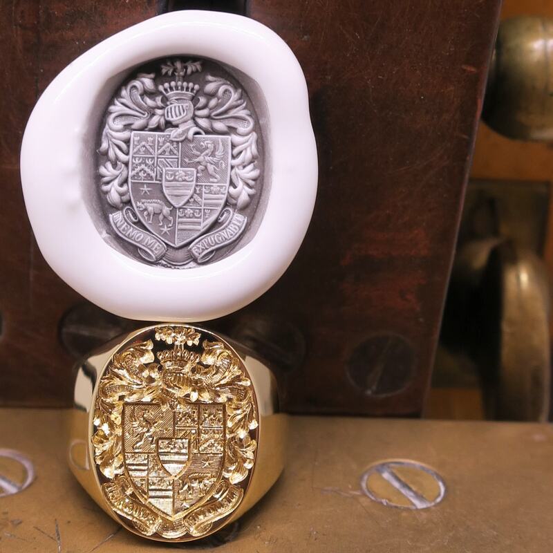 Seal Engraved Coat of Arms